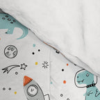 Sketchy Space Dinosaurs Comforter Gallery Image 4