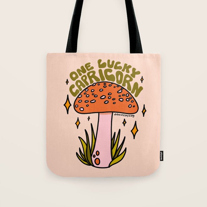 One Lucky Capricorn Tote Bag Gallery Image 1