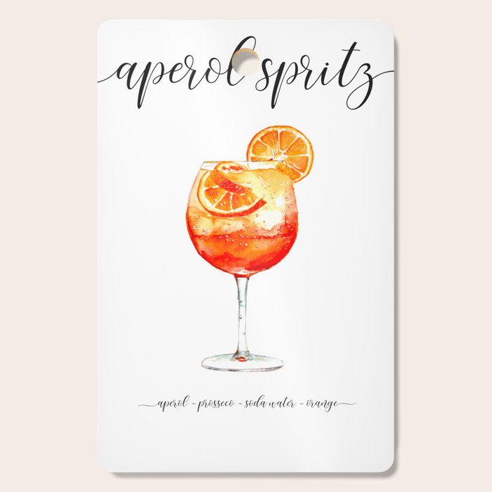 Cocktail Recipes. Aperol Spritz. Cutting Board Gallery Image 1