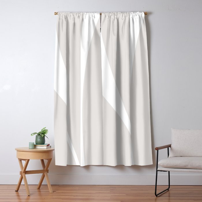 Minimalist Plant Abstract XLIII Window Curtain Gallery Image 1