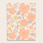 Vintage hand drawn flower art pattern Notebook Gallery Image 4