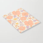 Vintage hand drawn flower art pattern Notebook Gallery Image 2