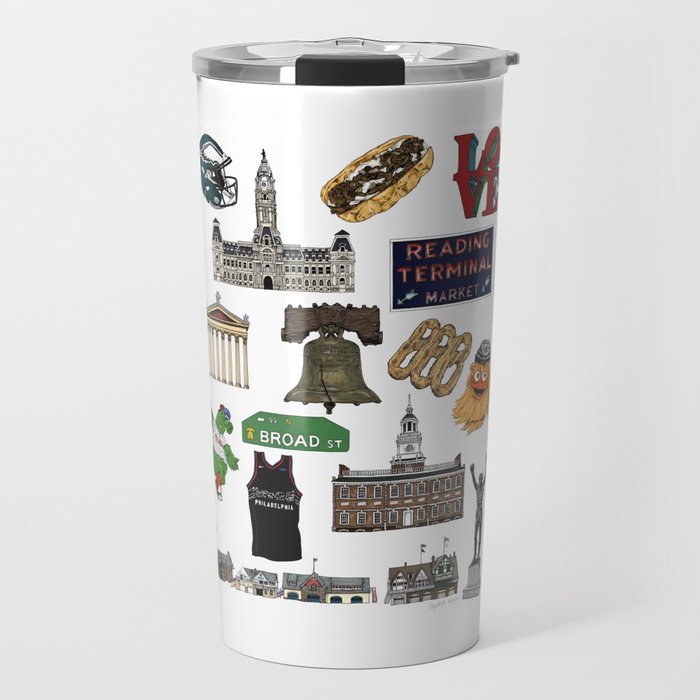 Philly Flash Sheet Travel Mug Gallery Image 1