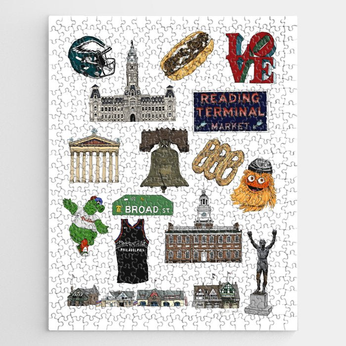 Philly Flash Sheet Jigsaw Puzzle Gallery Image 1