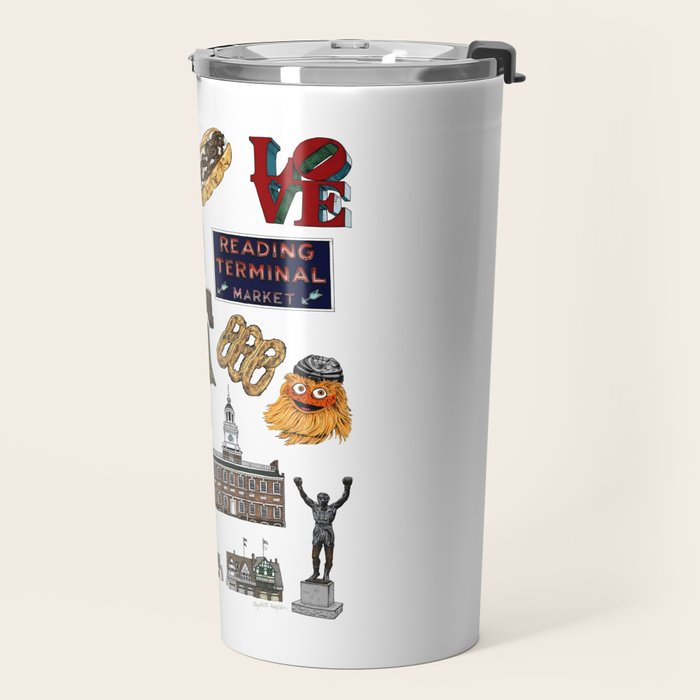 Philly Flash Sheet Travel Mug Gallery Image 2