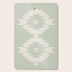 Southwestern Minimalism - Neutral Sage Green Cutting Board Gallery Image 1