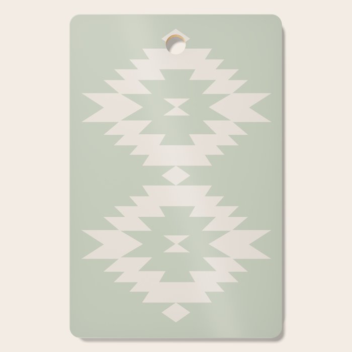 Southwestern Minimalism - Neutral Sage Green Cutting Board Gallery Image 1
