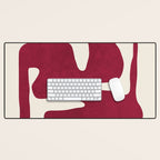 Modern Abstract Shapes 72 Desk Mat Gallery Image 1