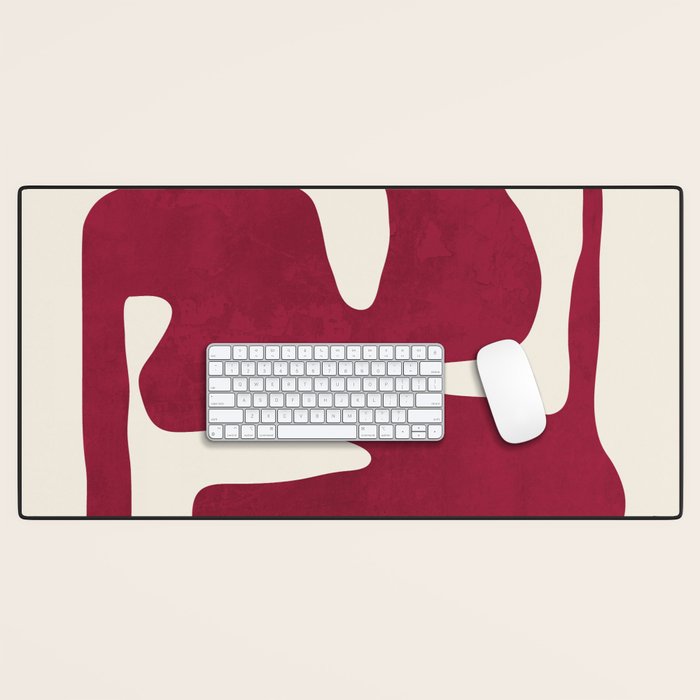 Modern Abstract Shapes 72 Desk Mat Gallery Image 1