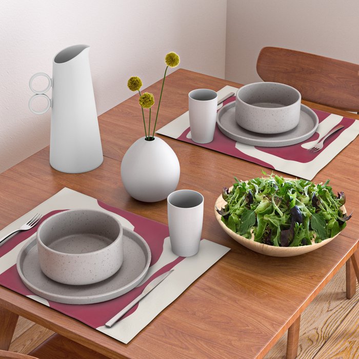 Modern Abstract Shapes 72 Placemat Gallery Image 2