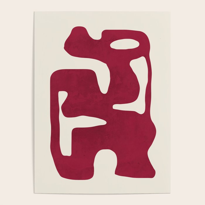 Modern Abstract Shapes 72 Poster Gallery Image 1