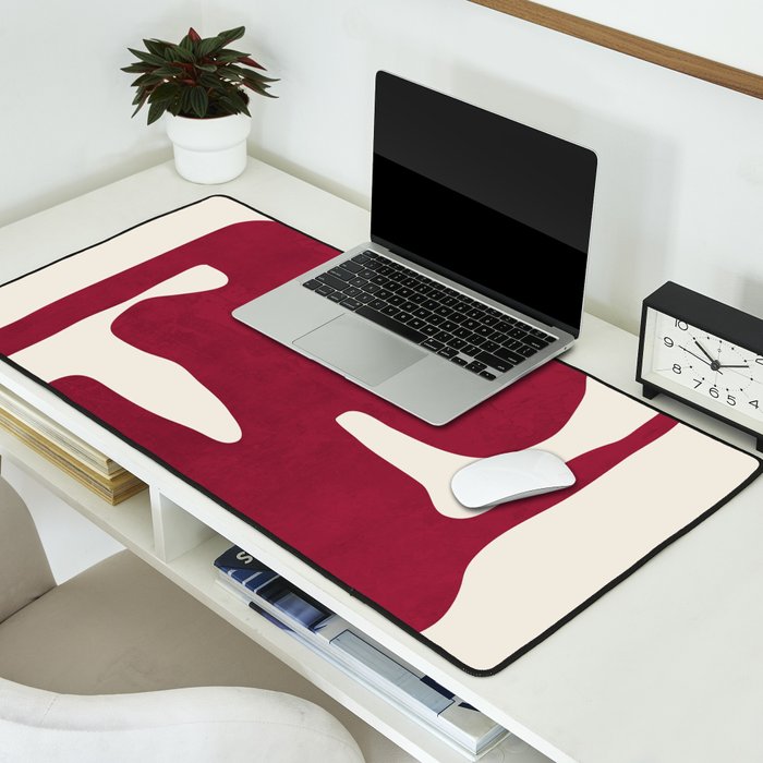 Modern Abstract Shapes 72 Desk Mat Gallery Image 2
