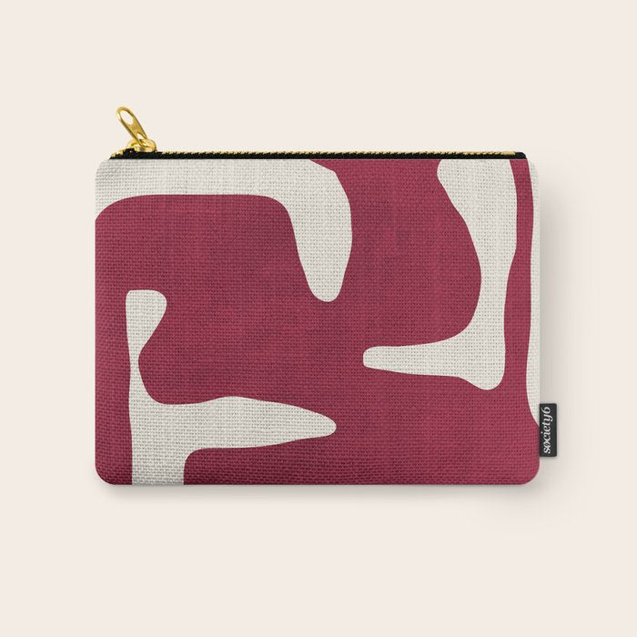 Modern Abstract Shapes 72 Carry All Pouch Gallery Image 1