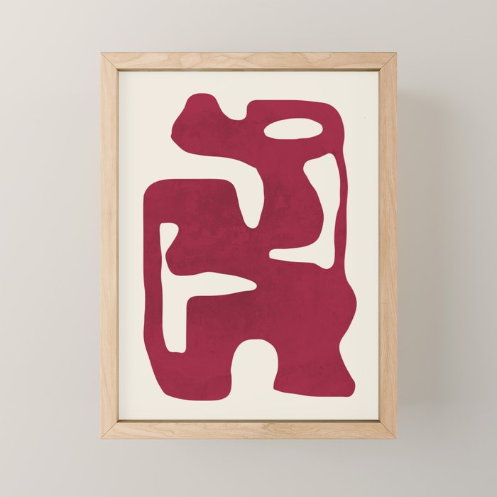 Modern Abstract Shapes 72 Mini Art Print Gallery Image 1