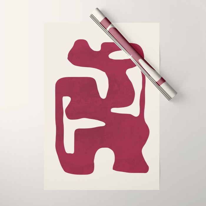 Modern Abstract Shapes 72 Wrapping Paper Gallery Image 1