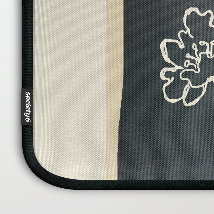 Sketch Line Flowers 4 Laptop Sleeve Gallery Image 3