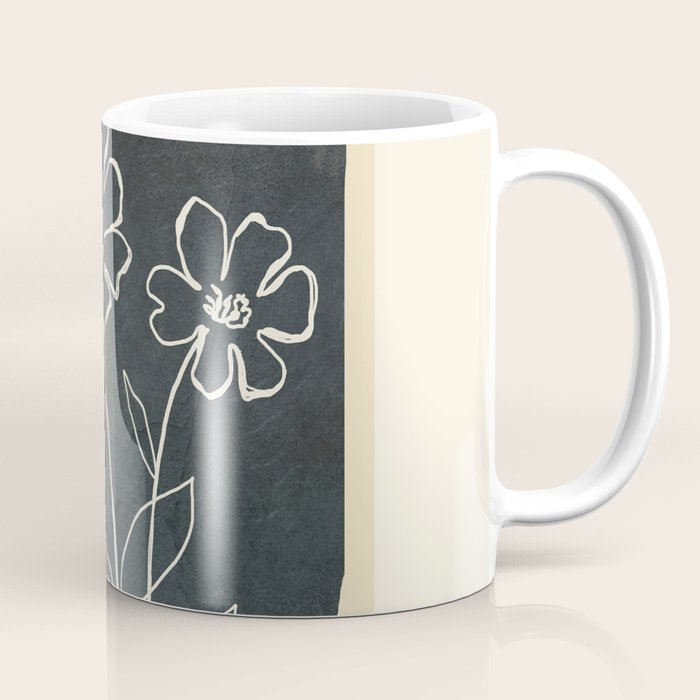 Sketch Line Flowers 4 Coffee Mug Gallery Image 1
