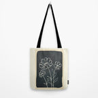 Sketch Line Flowers 4 Tote Bag Gallery Image 2