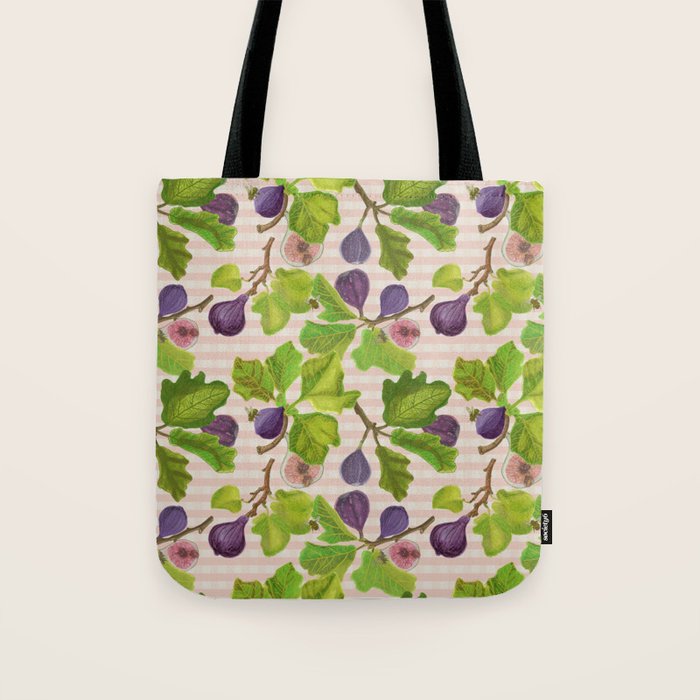 Fig Branches Tote Bag Gallery Image 1