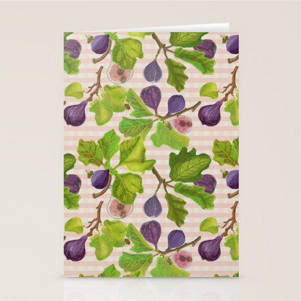 Fig Branches Stationery Card Gallery Image 2