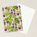 Fig Branches Stationery Card Gallery Image 2