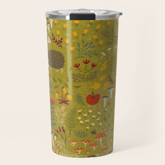 Hedgehog Meadow Travel Mug Gallery Image 1
