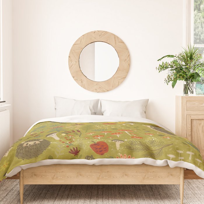 Hedgehog Meadow Duvet Cover Gallery Image 3