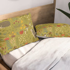 Hedgehog Meadow Pillow Sham Gallery Image 2