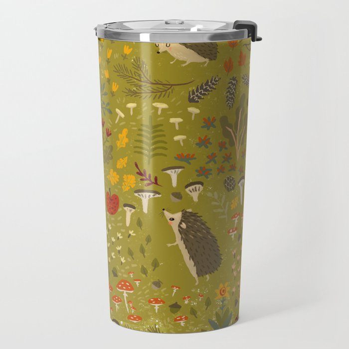 Hedgehog Meadow Travel Mug Gallery Image 2