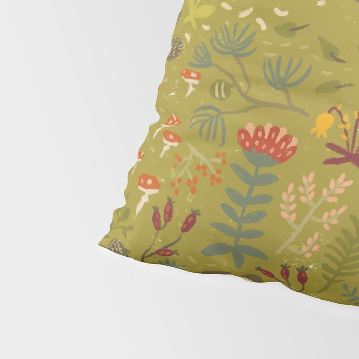 Hedgehog Meadow Pillow Sham Gallery Image 4