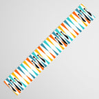MidCentury Modern Art 10 Jester Cats Table Runner Gallery Image 3