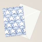 Indigo Stars Stationery Card Gallery Image 2