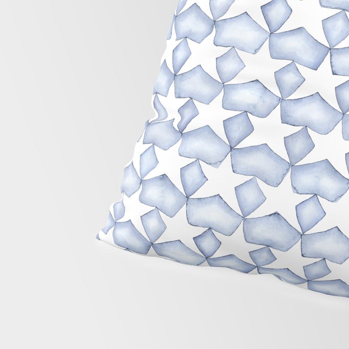 Indigo Stars Pillow Sham Gallery Image 4