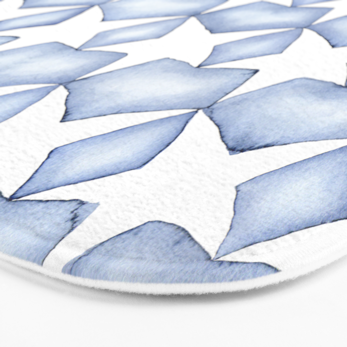 Indigo Stars Bath Mat Gallery Image 3