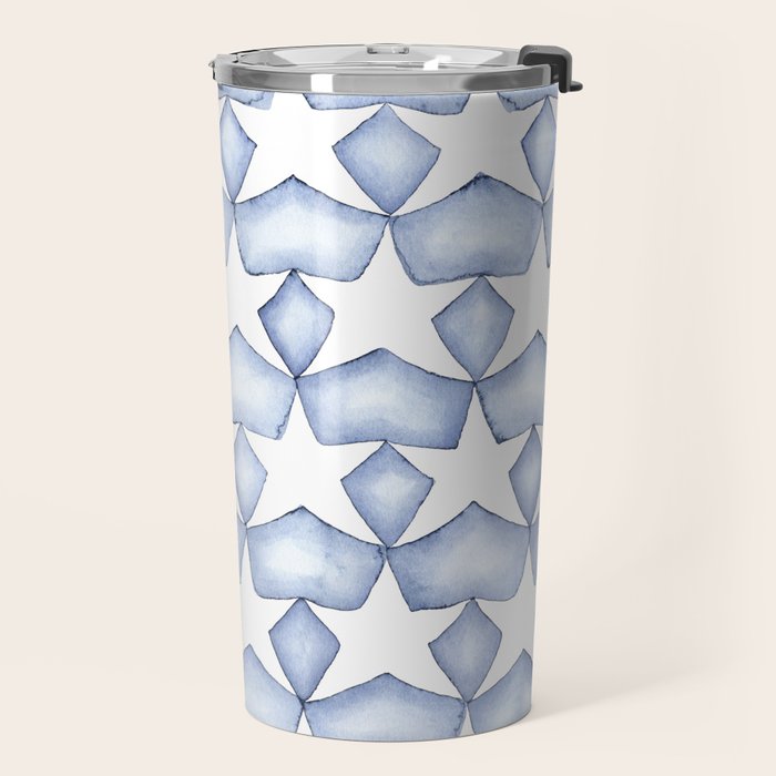 Indigo Stars Travel Mug Gallery Image 2