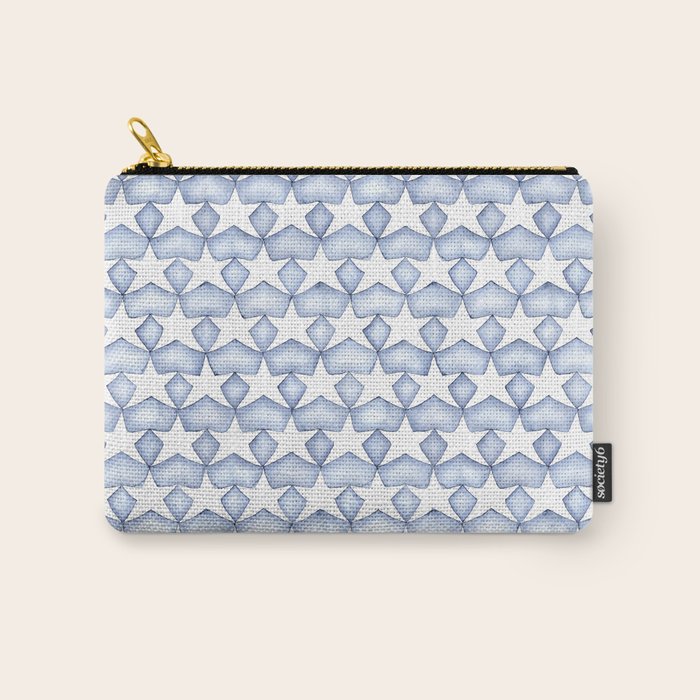 Indigo Stars Carry All Pouch Gallery Image 1