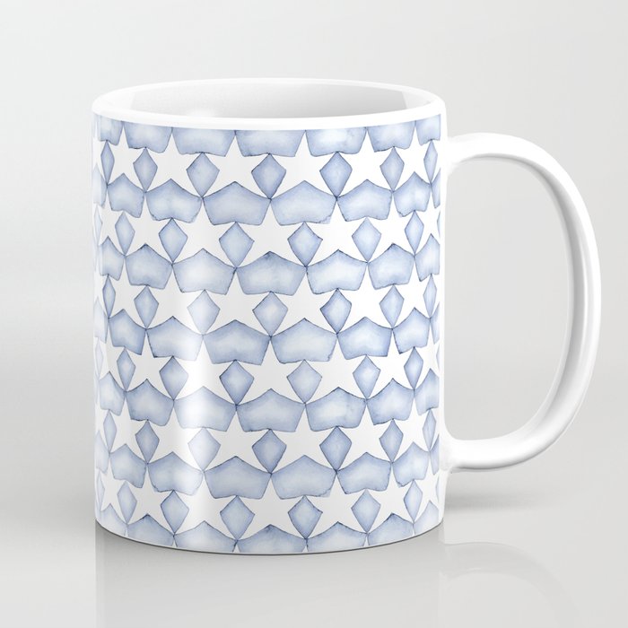 Indigo Stars Coffee Mug Gallery Image 1