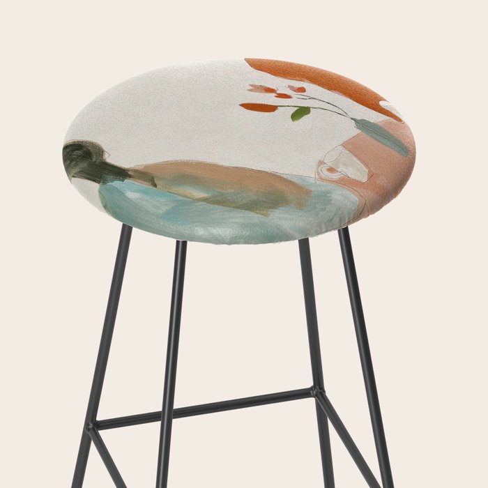 Abstract Cafe Stillness Stool Gallery Image 2
