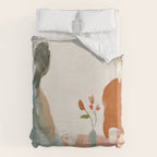 Abstract Cafe Stillness Duvet Cover Gallery Image 6