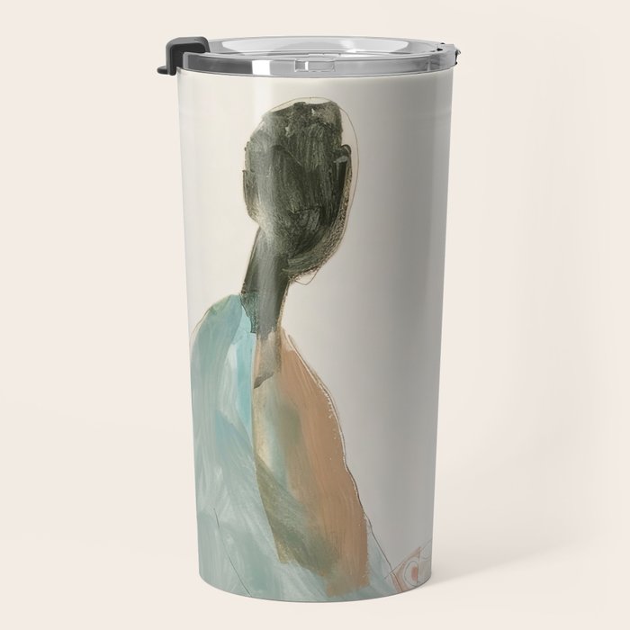 Abstract Cafe Stillness Travel Mug Gallery Image 3