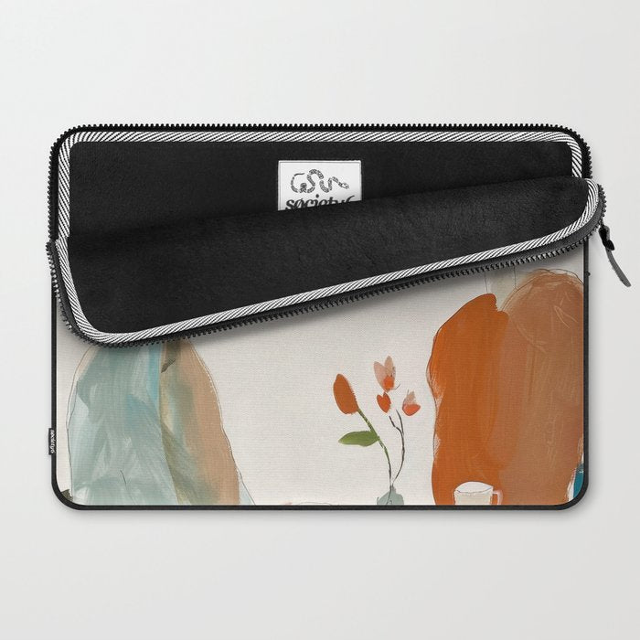Abstract Cafe Stillness Laptop Sleeve Gallery Image 2