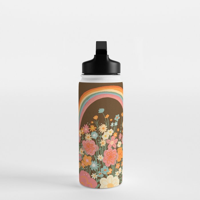 Rainbow garden Water Bottle Gallery Image 3