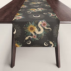 Year of the Snake - 2025 Calendar - Black Table Runner Gallery Image 1