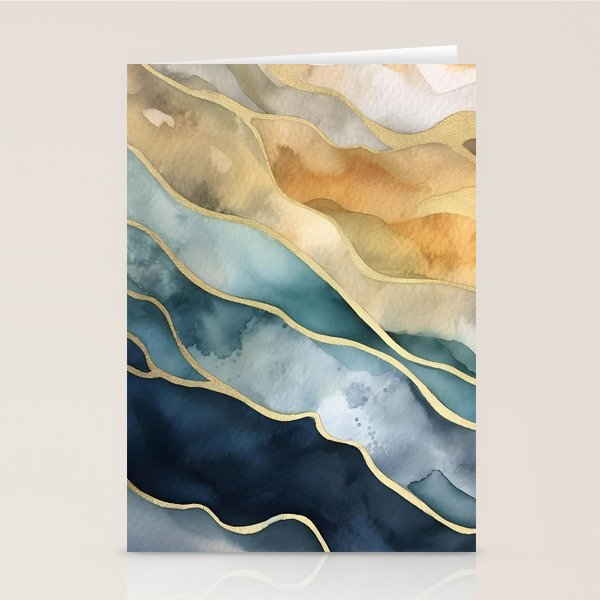 Earthy Tides Stationery Card Gallery Image 1
