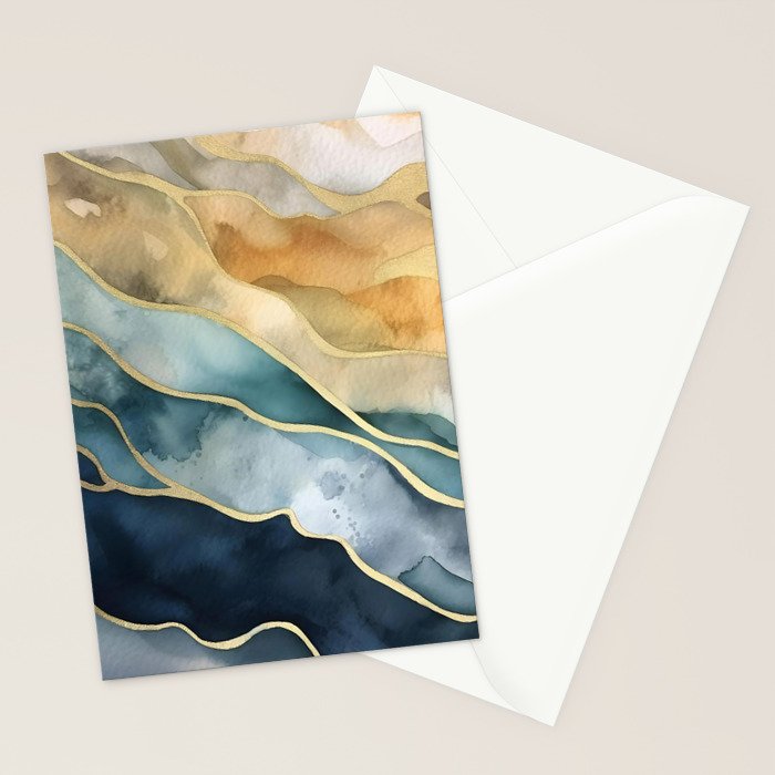 Earthy Tides Stationery Card Gallery Image 2