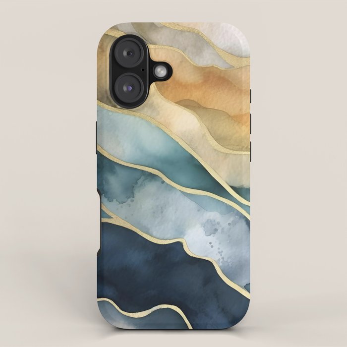 Earthy Tides iPhone Case Gallery Image 1