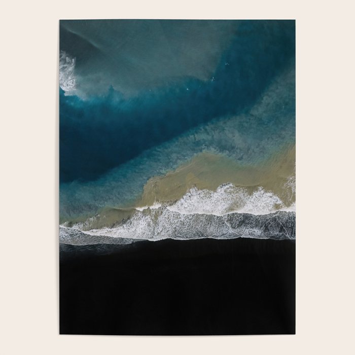  Iceland's Black Sand Beach Landscapes Poster Gallery Image 4