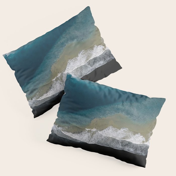  Iceland's Black Sand Beach Landscapes Pillow Sham Gallery Image 3