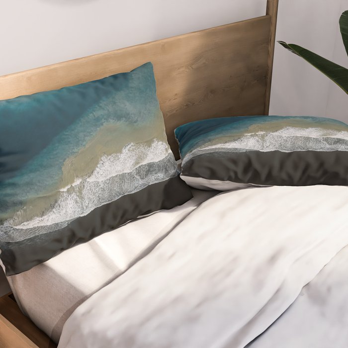  Iceland's Black Sand Beach Landscapes Pillow Sham Gallery Image 2