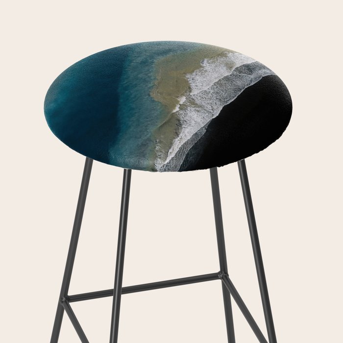  Iceland's Black Sand Beach Landscapes Stool Gallery Image 2